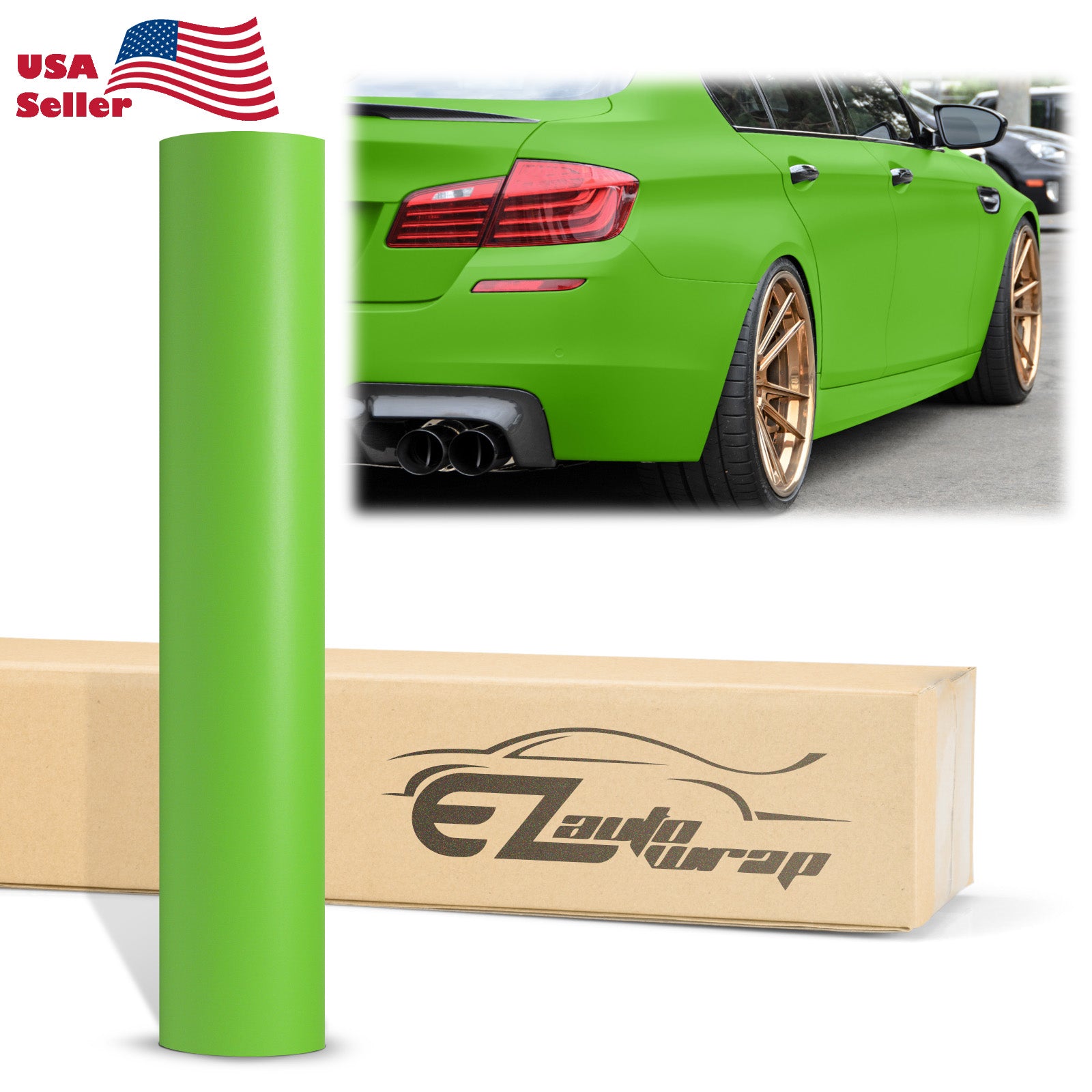 Matte Flat Green Vinyl Wrap