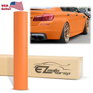 Matte Flat Orange Vinyl Wrap