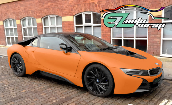 Matte Flat Orange Vinyl Wrap