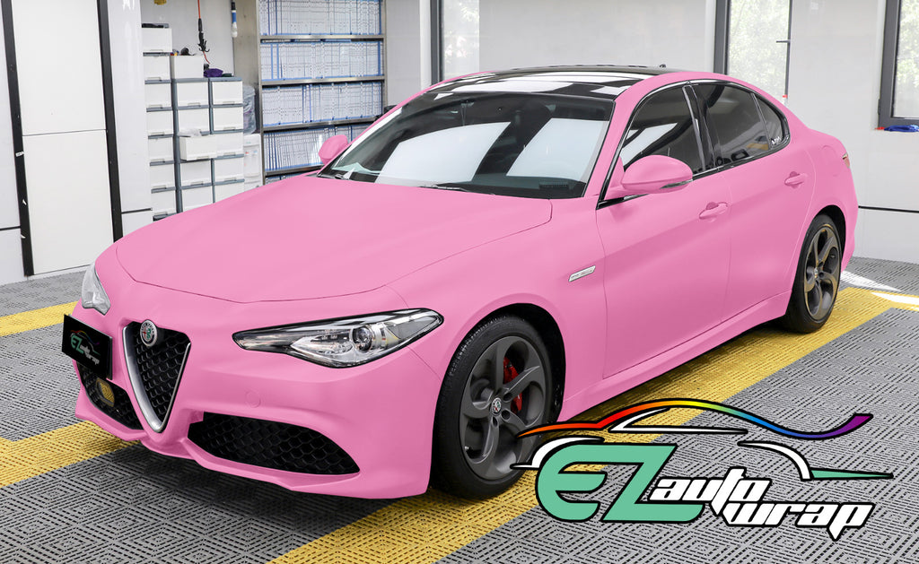 Ultra Diamond Glitter Matte Flat Pink Vinyl Wrap – EzAuto Wrap