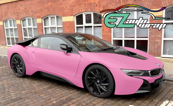 Matte Flat Pink Vinyl Wrap