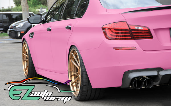 Matte Flat Pink Vinyl Wrap