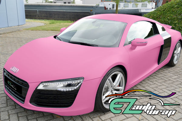 Matte Flat Pink Vinyl Wrap