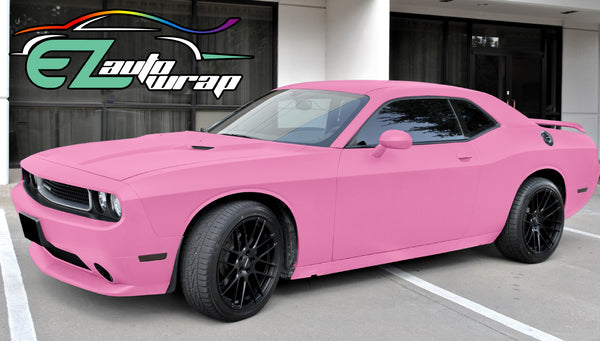 Matte Flat Pink Vinyl Wrap