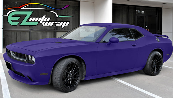 Matte Flat Purple Vinyl Wrap