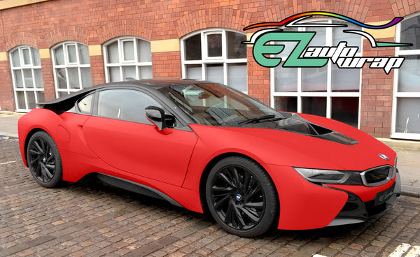 Matte Flat Red Vinyl Wrap