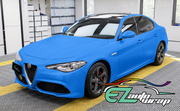 Matte Flat Sky Blue Vinyl Wrap
