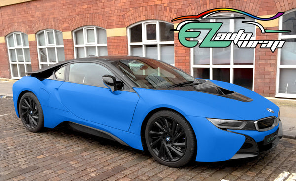 Matte Flat Sky Blue Vinyl Wrap