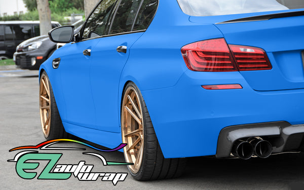 Matte Flat Sky Blue Vinyl Wrap