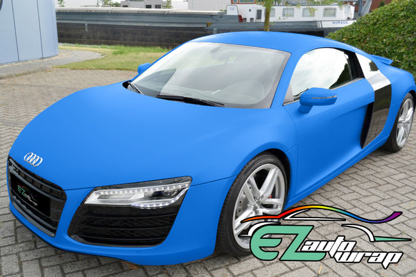 Matte Flat Sky Blue Vinyl Wrap