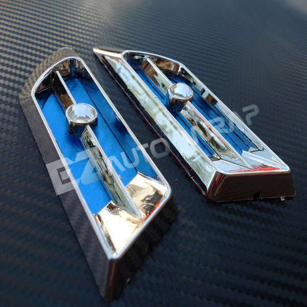 Universal ABS Blue Crystal Vents