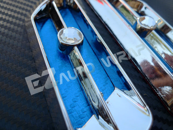 Universal ABS Blue Crystal Vents