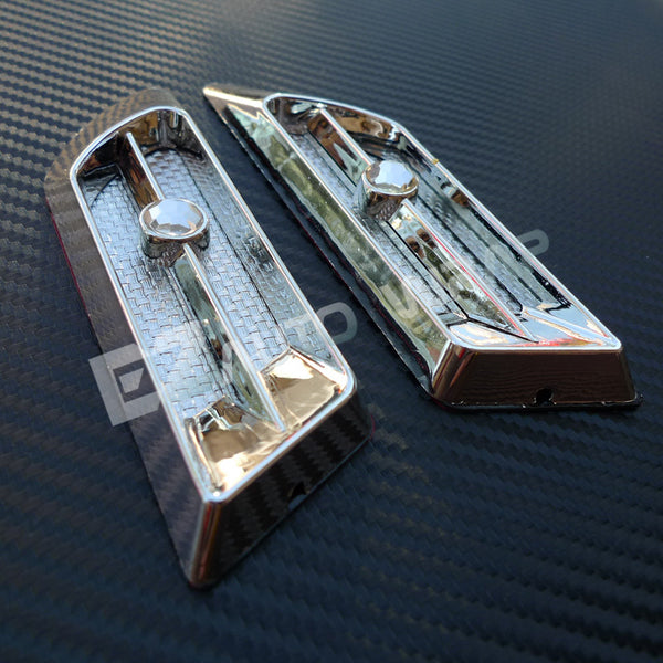 Universal ABS Silver Crystal Vents