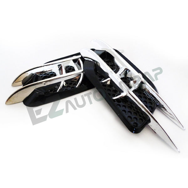 Universal Black Chrome Vents