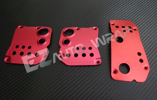 Aluminum Manual Pedal Set (Red)