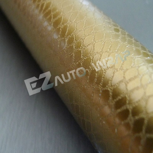 Snake Skin Gold Vinyl