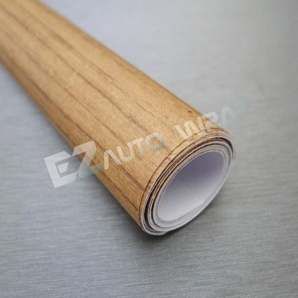 Wood Grain Textured Vinyl Teak #1536