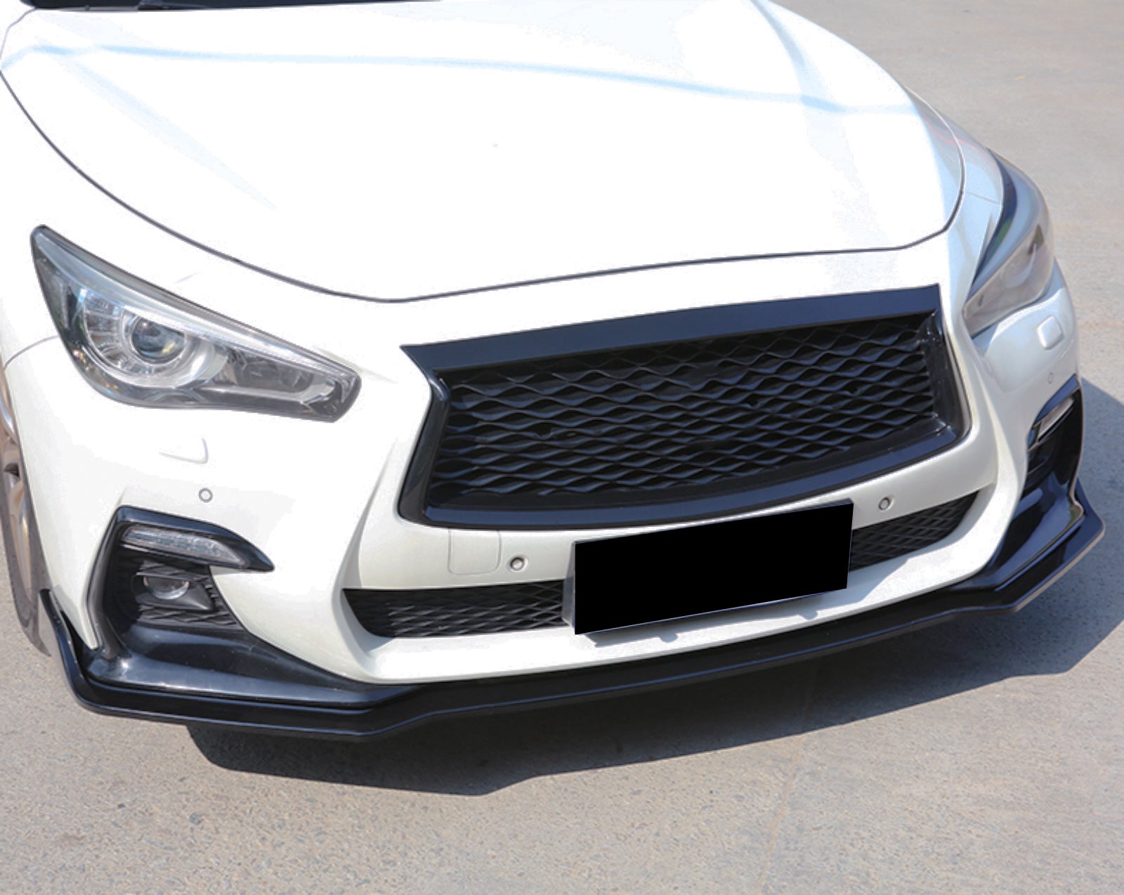 3pcs Front Bumper Lip For Infiniti Q50 Sport 2018-2020 PC