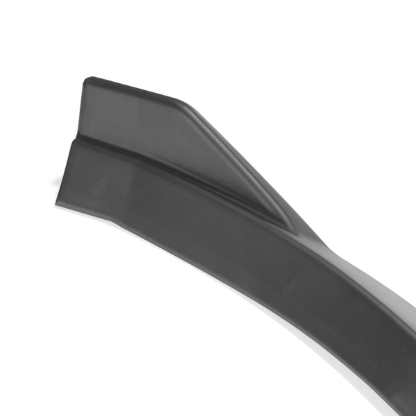 3pcs Front Bumper Lip For Volkswagen Golf 6 GTI Base 2010-2013 PC-89556 (Carbon Fiber Textured Black / Gloss Black / Matte Black)