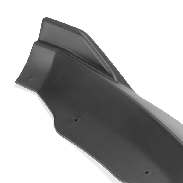 3pcs Front Bumper Lip For Ford Fusion Mondeo 2013-2016 PC-89569 (Carbon Fiber Textured Black / Gloss Black / Matte Black)