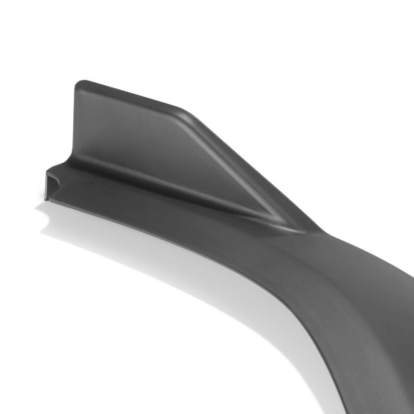 3pcs Front Bumper Lip For Nissan Altima 2013-2015 PC-89578 (Carbon Fiber Textured Black / Gloss Black / Matte Black)