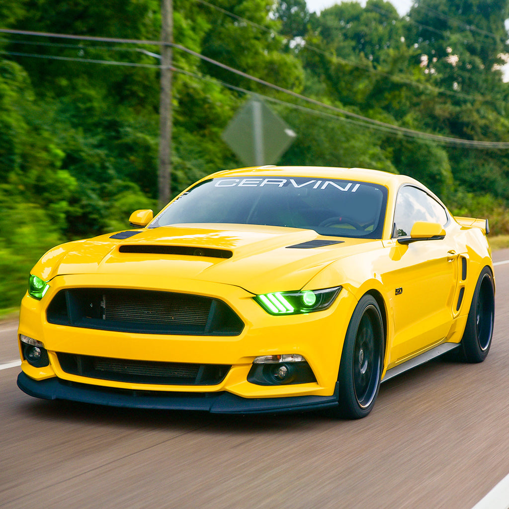 15-17 Ford Mustang Stoßfängerreflektor - Tönungsfolie - Schwarz