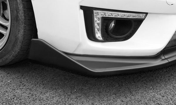 3pcs Front Bumper Lip for Honda Jazz Fit 2014-2017 PC-89669 (Carbon Fiber Textured Black / Gloss Black / Matte Black)