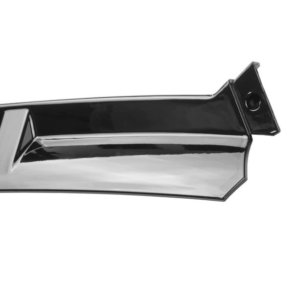 3pcs Front Bumper Lip For Mercedes-Benz C-Class 2019-2022 CP-89690 (Carbon Fiber Textured Black / Gloss Black / Matte Black)