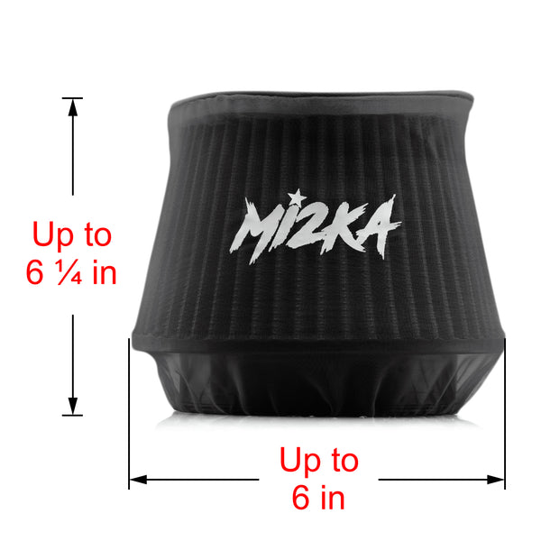 Engine Cold Air Intake Pre Filter Conical Cover (Black / Blue / Red)