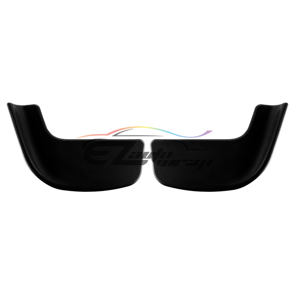 Universal Front Bumper Splitter Matte Black PC-BLS02PU