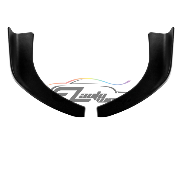 Universal Front Bumper Splitter Matte Black PC-BLS08PU