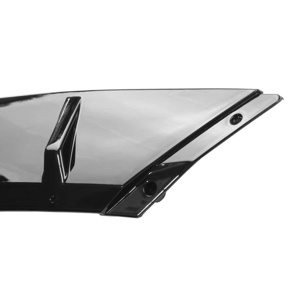 3pcs Front Bumper Lip For BMW Series 3 F30 F35 Base 2015-2019 PC-89691 (Carbon Fiber Textured Black / Gloss Black / Matte Black)