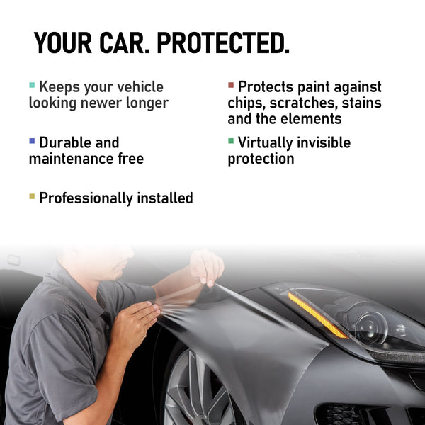 PPF Paint Protection Photochromic Film UV Color Change to Black 12"(Inches) Wide
