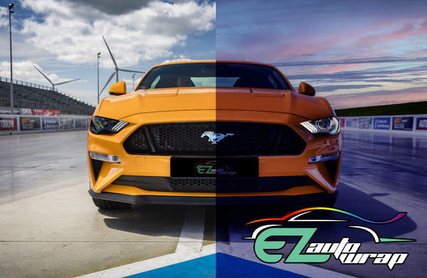 PPF Paint Protection Photochromic Film UV Color Change to Black 12"(Inches) Wide