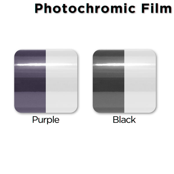 PPF Paint Protection Photochromic Film UV Color Change to Black 12"(Inches) Wide