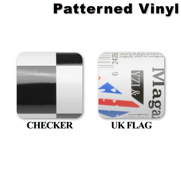 Camouflage Checker Black White Vinyl Wrap