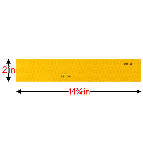 Reflective Safety Tape Strip (1 Foot Per Strip)