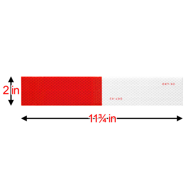 Reflective Safety Tape Strip (1 Foot Per Strip)