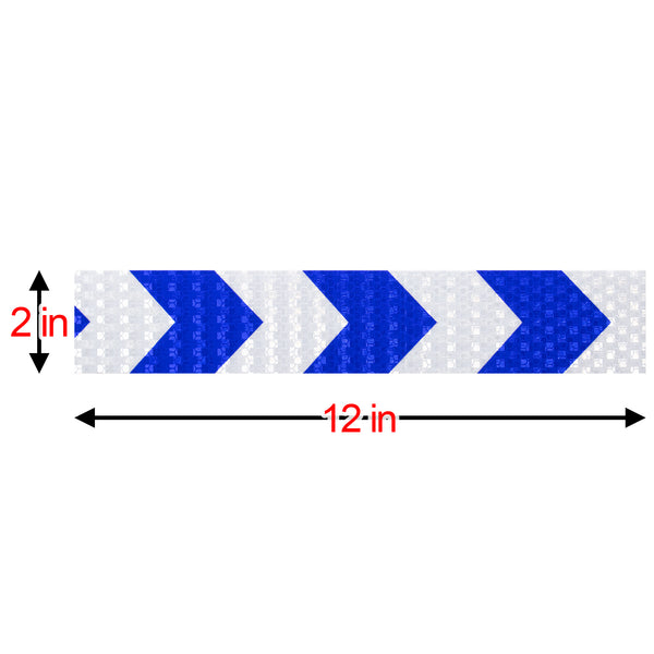 Reflective Safety Arrow Tape Strip (1 Foot Per Strip)