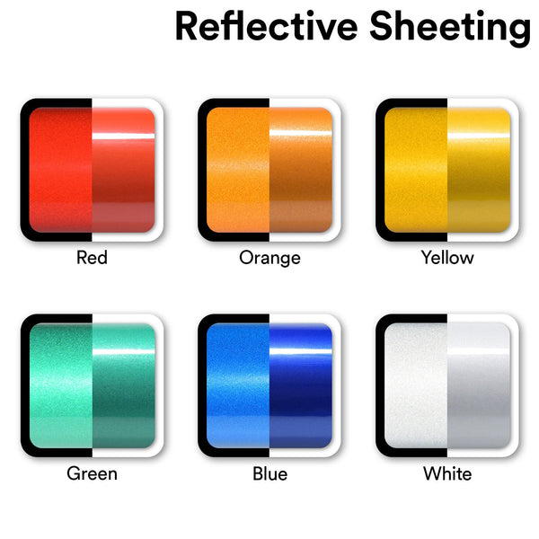 Reflective Orange Vinyl Wrap