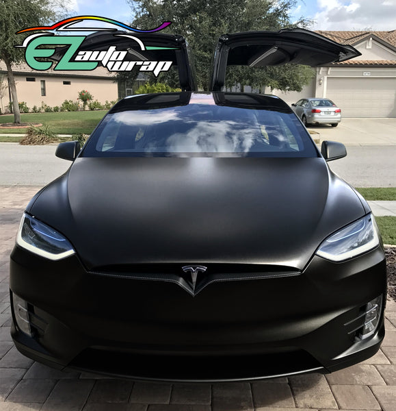 Genuine 3M 2080 Series S12 Satin Black Vinyl Wrap