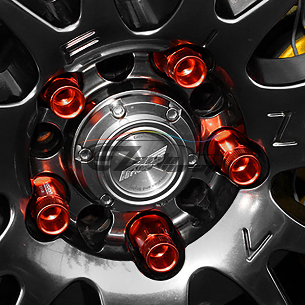 20pcs Aluminum Extended Wheel Lug Nuts M12x1.25 WN01 (Black / Blue / Gold / Green / Gunmetal Gray / Neo Chrome / Orange / Purple / Red / Silver)