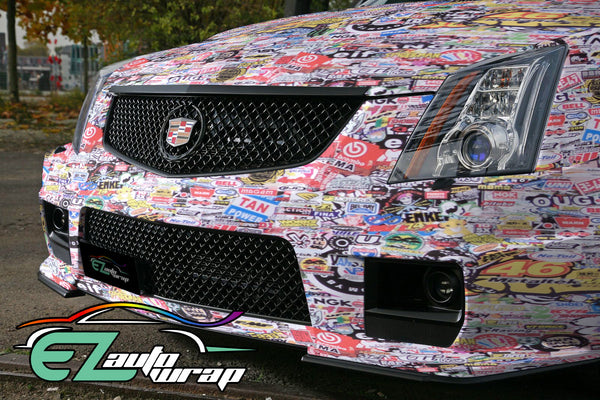 Sticker Bomb Anime Vinyl Wrap #LK