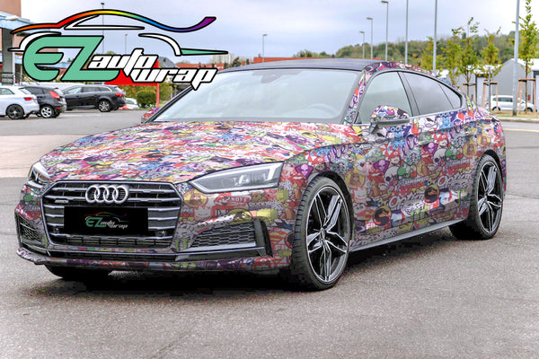 Sticker Bomb Anime Vinyl Wrap #ST