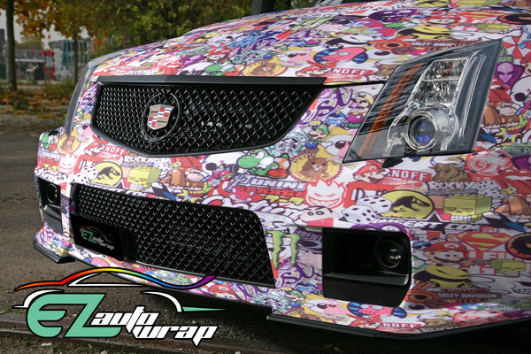 Sticker Bomb Anime Vinyl Wrap #ST