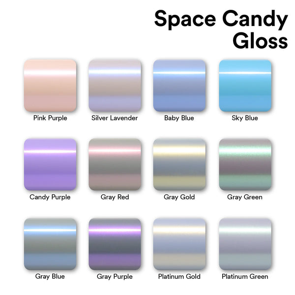 Space Candy Gloss Gray Gold Color Shift Vinyl Wrap