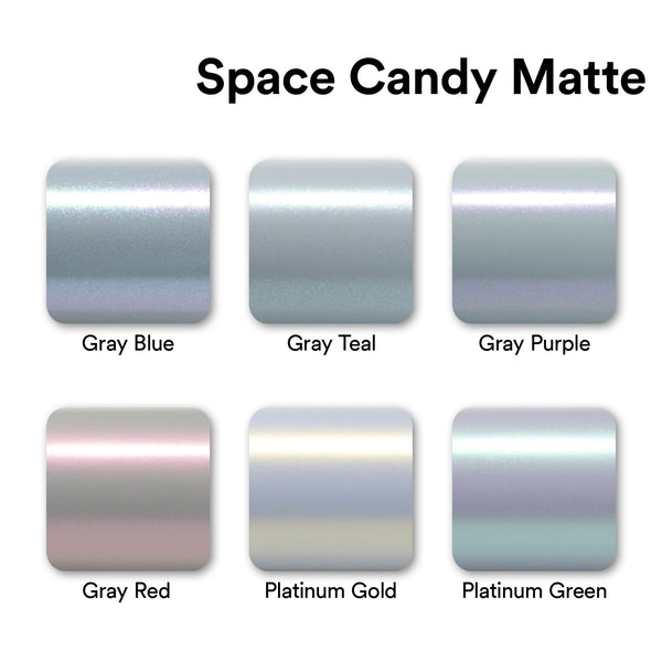 Space Candy Matte Gray Purple Vinyl Wrap