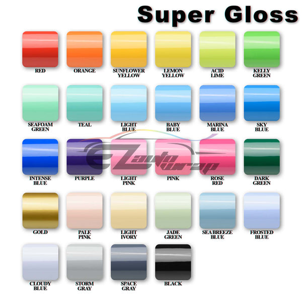 2pcs 5"x10" High Gloss Chevy Emblem Bowtie Overlay Vinyl Wrap