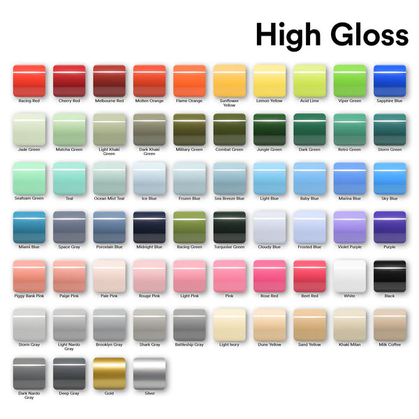 High Gloss Light Ivory Vinyl Wrap