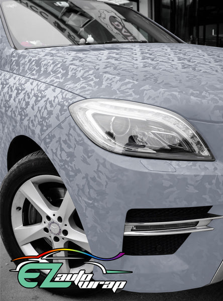 Camouflage Shadow Gray Vinyl Wrap